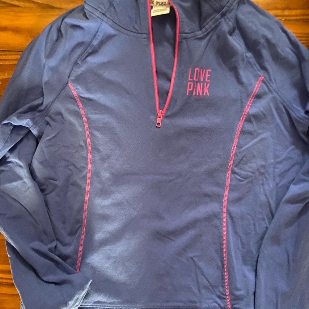 PINK pullover half/zip